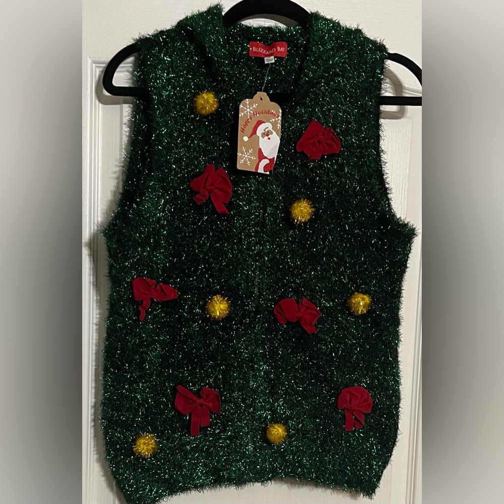 Holiday Time Green and Red Festive Accessory